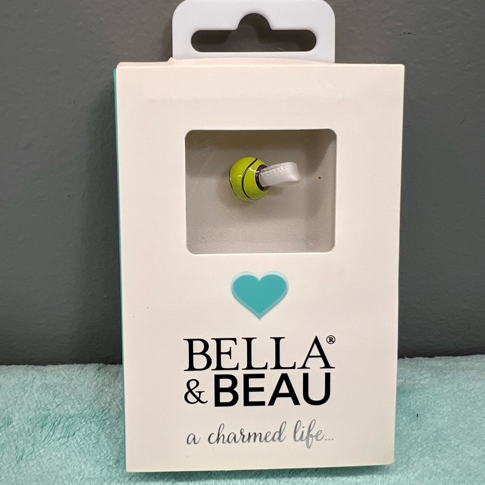 Bella and Beau tennis ball charm